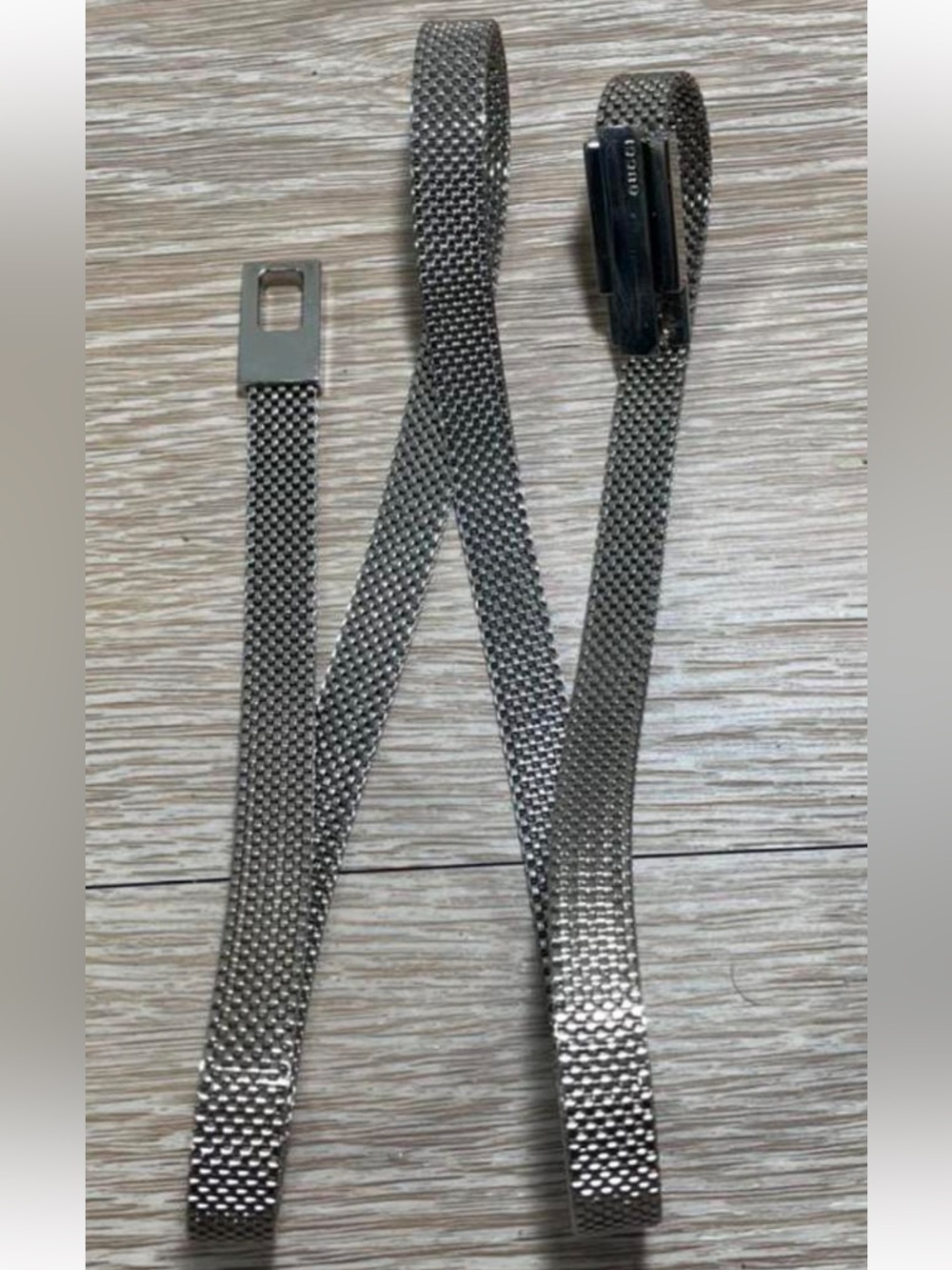 Gucci Mesh Metal Belt